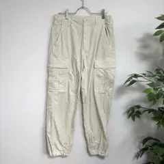 UNIQLO ユニクロ　カーゴパンツ コットン　ベージュ　XS アウトドア　良品