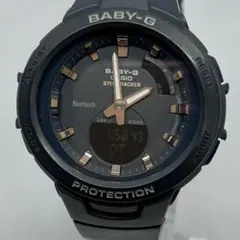 良品 G-SHOCK Baby-G デジアナ ネイビー 腕時計