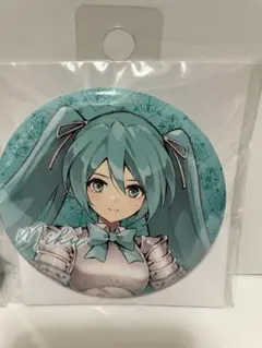 初音ミク　騎士　缶バッジ