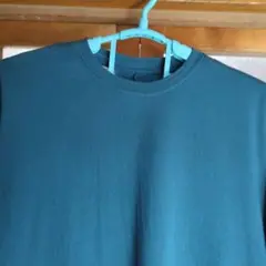 ダークティール コットン Tシャツ クルーネック