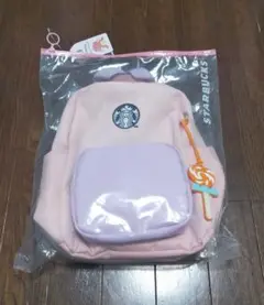 【韓国限定】STARBUCKS ピンク・ラベンダー リュック　韓国スタバ