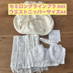 セモアインナー　セミロングラインブラ&ウエストニッパー