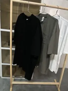 ポケット付きTシャツ 3色セット