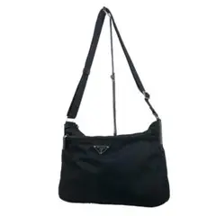 PRADA/プラダ/ショルダーバッグ/ナイロン/ブラック/ボディバッグ/斜め掛け
