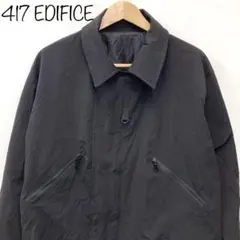 【417 EDIFICE】ナイロンジャケット　M　GREYFULL TEG
