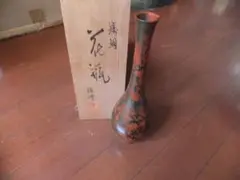 アンティーク　日本製品　1971年　以前　勝峰作　青銅製品　花器　良好 アンティーク 日本製品 1971年 以前 勝峰作 青銅製品 花器 良好