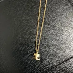 クレージュロゴモチーフペンダントネックレス