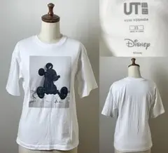 並品★ユニクロ UT 吉田ユニ ディズニー ミッキーマウス Tシャツ XS 白