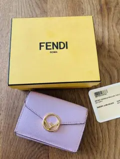 FENDI フェンディー 三つ折り財布 ピンク