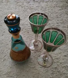 BOHEMIA Glass デキャンタとグラスセット
