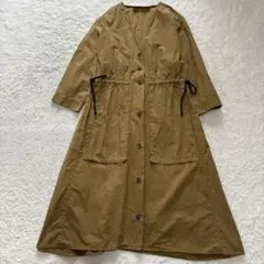 TELA Vネックシャツワンピース　イタリア製