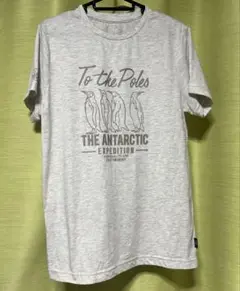 POLE WARDS ペンギンデザイン Tシャツ 半袖 グレー