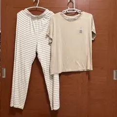 UNIQLO ユニクロ　リサ　ラーソン ルームウェアセット　猫　ベージュ