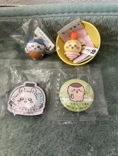新品未使用☆ちいかわくら寿司　うさぎ　ハチワレ　モモンガ　くりまんじゅう
