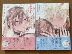 BL漫画　砂漠の花に愛の口づけ上下　シロヒト梨太　まとめ売り