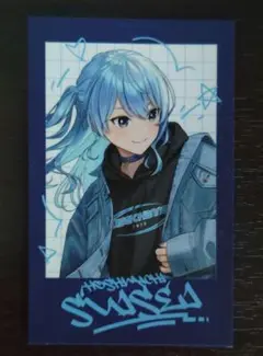 星街すいせい チェキ風カード ウィンターストリート