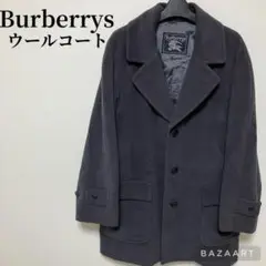 Burberry バーバリーズ ウールコート アンゴラ グレー チャコールグレー