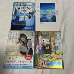 文庫本セット（新海誠、住野よる、高田郁）
