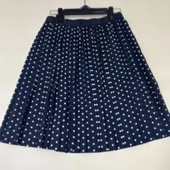美品　MACPHEE ドット　プリーツスカート