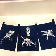 相撲 のれん 押尾川部屋 昭和レトロ