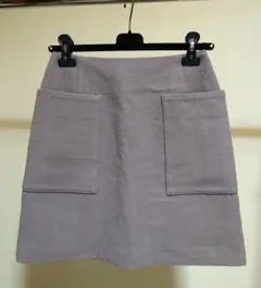 【週末限定値下げ】IENA♡ウールビーバー台形スカート 36 グレージュ