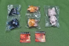 カプセルドール CAPSULE DOLL VOL.2 狐 3個セット Ｃ