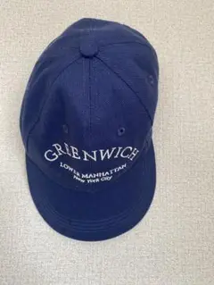GREENWICH 刺繍入りベースボールキャップ