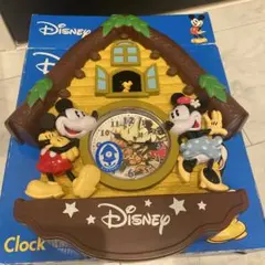 【動作品】掛け時計Disney ミッキー ミニー 振り子時計