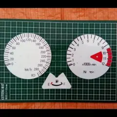 #★新品ゼファー1100用280kmホワイトメーター/ステッカー/メーターパネル