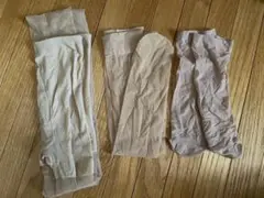 掃除や園芸用に　中古ストッキング　パンスト3足