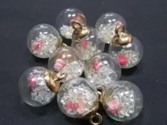 ガラスドーム　花　フラワー入り　合計１０個！
