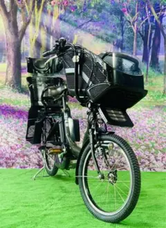 ❷ 4430 新品長生き8.9A 新品日本製タイヤ 子供乗せ電動自転車
