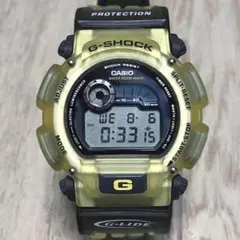 【ヴィンテージ完動美品】G-SHOCK DW-9000 スケルトンイエロー