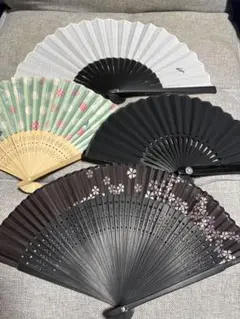 扇子　4コセット