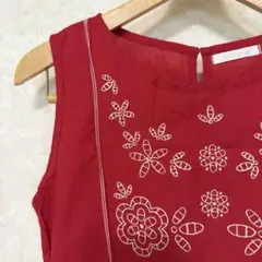 ワンピース エヘカソポ ehkasopo インド綿 ノースリーブ