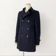 Ej15《新品同様》トゥモローランド オンオフ兼用 Pコート S メンズ