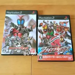 仮面ライダーカブト、クライマックスヒーローズのセット PS2