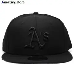 NEW ERA オークランド アスレチックス　キャップ　黒　ラスト一個