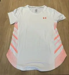 Under Armour トレーニングトップ M ホワイト/オレンジ