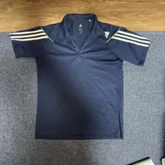 adidas ネイビー ポロシャツ
