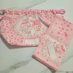 サンリオマイメロディ 巾着袋とふろしき セット