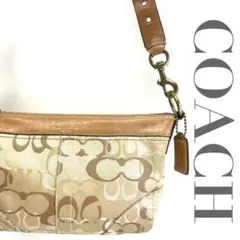 COACH ショルダーバッグ シグネチャー キャンバス 斜めがけ 0362