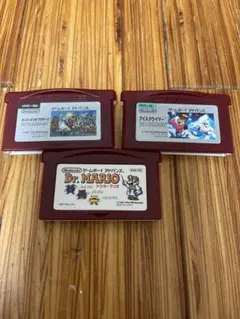 ファミコンミニ　ゲームボーイアドバンスソフト3本セット
