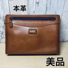 【美品】本革　クラッチバッグ　日本製　Raffaello Bettini 父の日