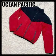 OCEANPACIFIC 2way メンズ マウンテンパーカー レッド×ネイビー
