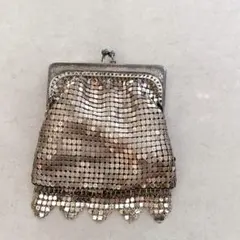 メタル　メッシュ　がま口　フランvintage