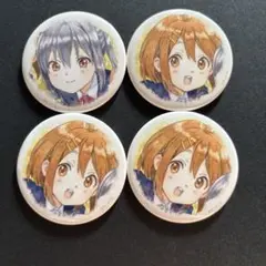 けいおん！　15周年アニバーサリー　缶バッジ　4点セット
