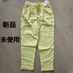 coen　冷感ジョガーパンツ　イエロー　M サイズ