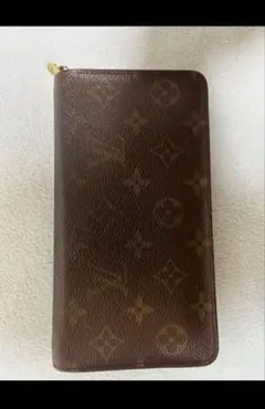 ルイ・ヴィトン 長財布 ブラウン レザー
