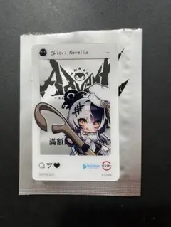 ホロライブ EN 台湾スシロー限定 シオリ・ノヴェラ SMS風クリアカード